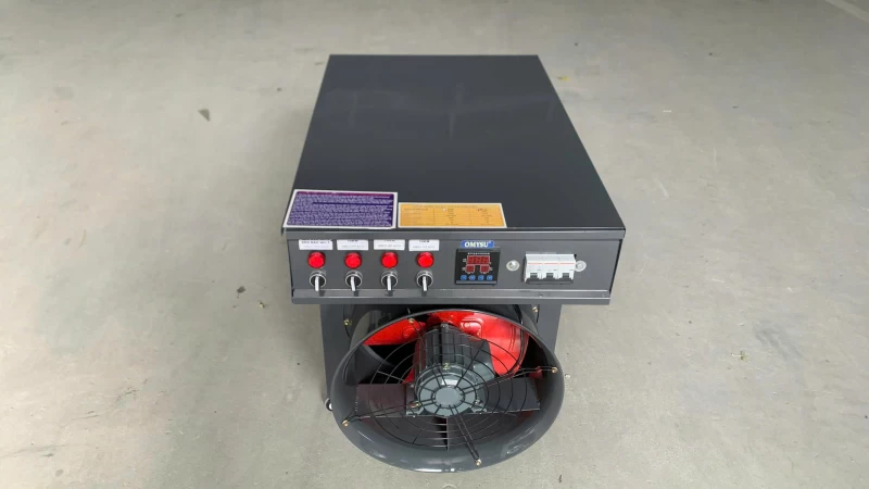 Máy sưởi công nghiệp 30KW dùng điện, diện tích sưởi 300m2 - Hình ảnh 6 OMYSU