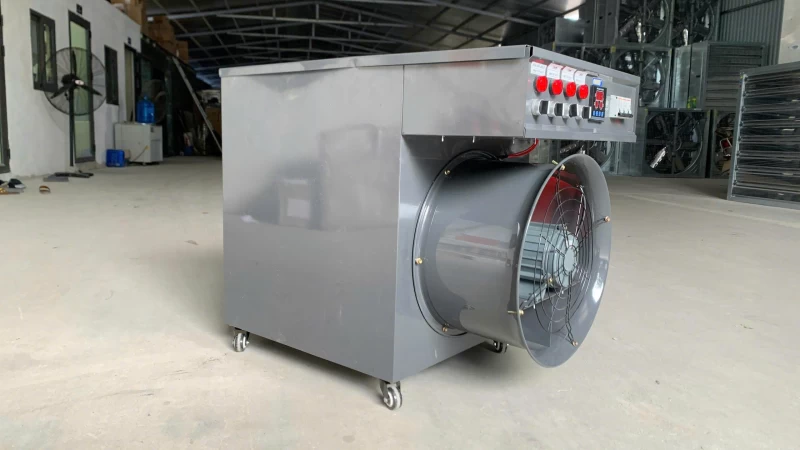 Máy sưởi công nghiệp 30KW dùng điện, diện tích sưởi 300m2 - Hình ảnh 8 OMYSU