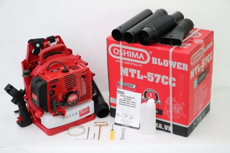 Máy thổi lá OSHIMA MTL57cc 2.5kW Đỏ 2 thì - Hình ảnh 14 OSHIMA