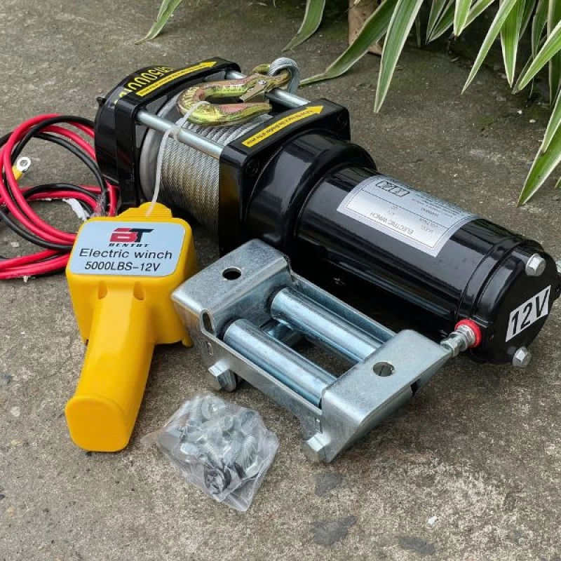 Máy tời điện ắc quy BENTOT 5000LBS 12V-2268Kg - Hình ảnh 4 BENTOT