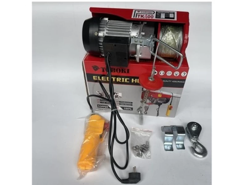 Máy tời TOBOKI TK400/25 900W 200/400KG 13/25m - Hình ảnh 4 TOBOKI