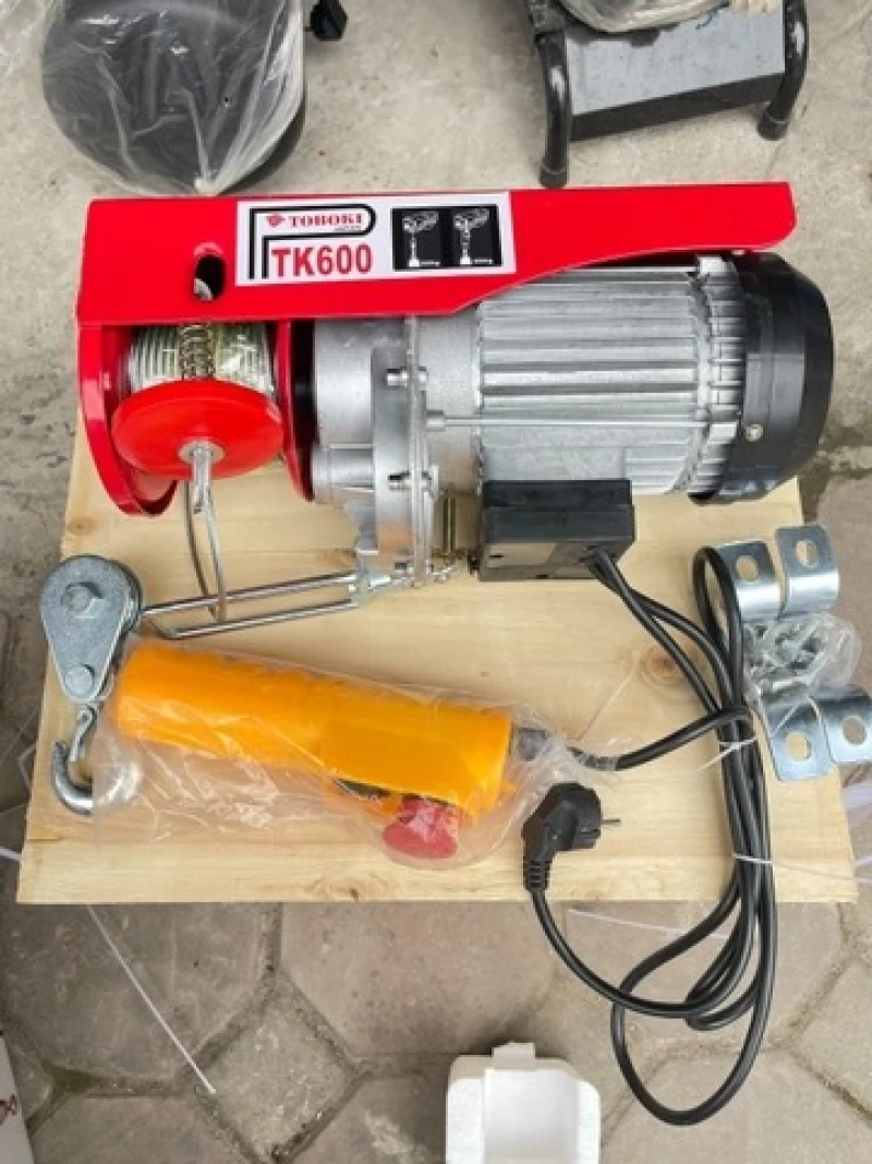 Máy tời TOBOKI TK600/25 1200W 300/600KG 13/25m - Hình ảnh 2 TOBOKI