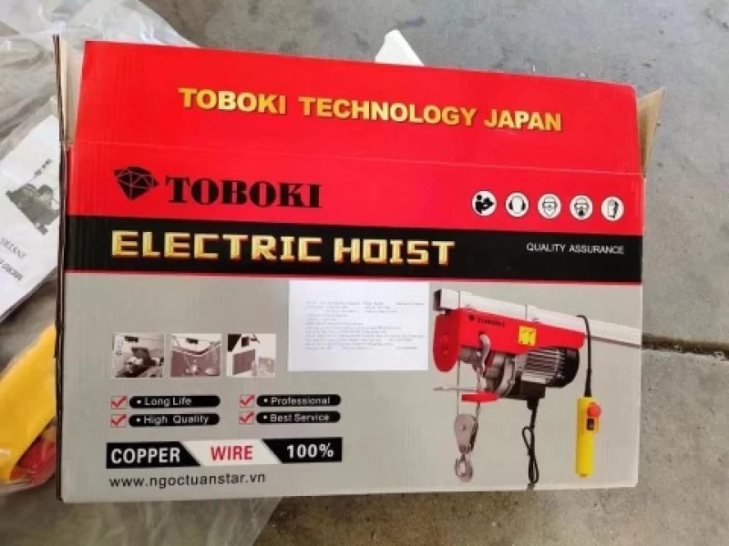 Máy tời TOBOKI TK600/25 1200W 300/600KG 13/25m - Hình ảnh 1 TOBOKI