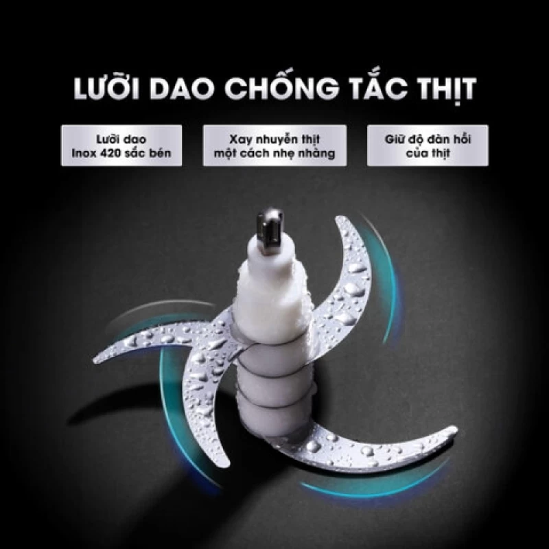 Máy xay thịt KALITE KM355 đa năng dung tích 2L - Hình ảnh 9 KALITE