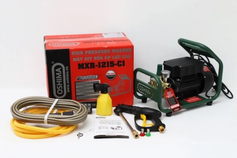 Máy xịt rửa Oshima MXR-1215-C1 2.8kW Đen - Hình ảnh 23 OSHIMA