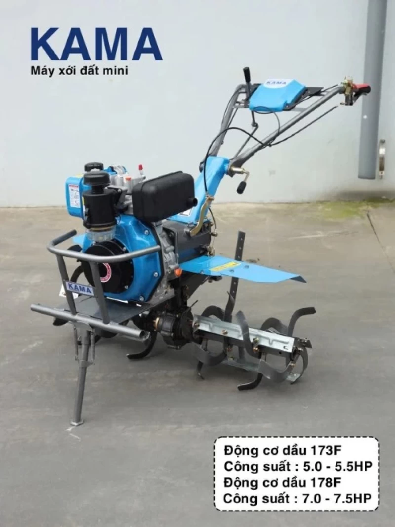 Máy Xới Đất Chạy Dầu Huqama HQ178F (Động cơ dầu KAMA) - Hình ảnh 2 HUQAMA