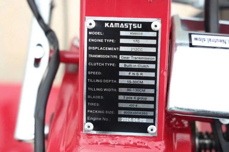 Máy Xới Đất Chạy Xăng 6.5Hp Kamastsu KM850S - Hình ảnh 4 KAMASTSU