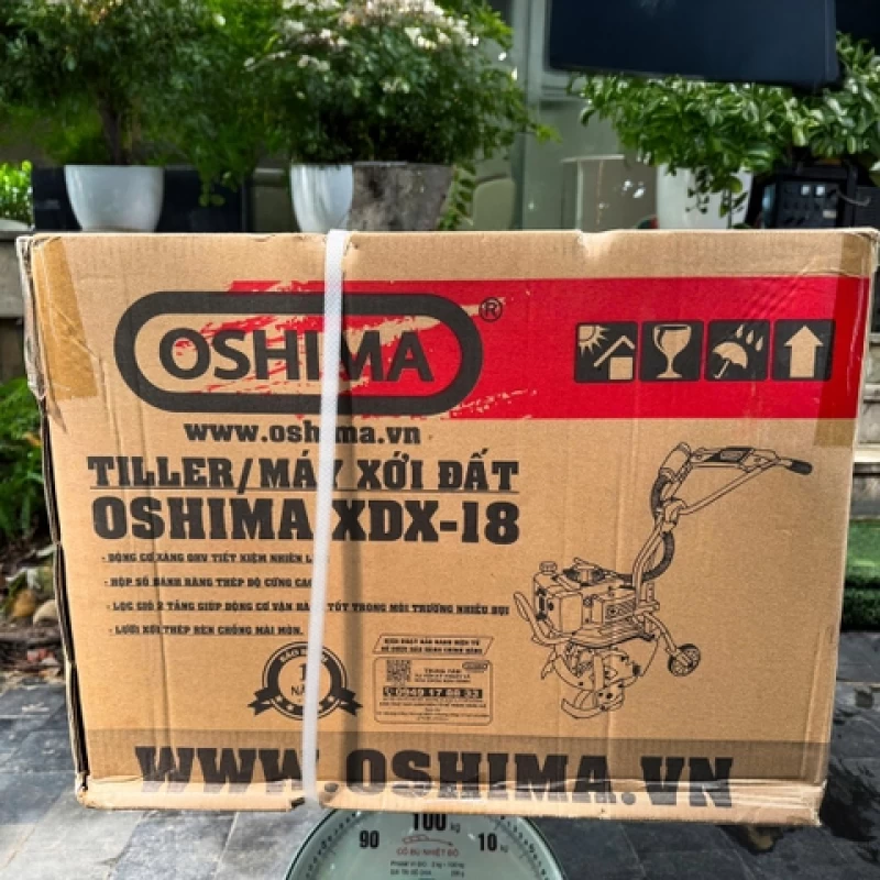Máy xới đất OSHIMA XDX-18 4.0HP Đỏ - Hình ảnh 3 OSHIMA
