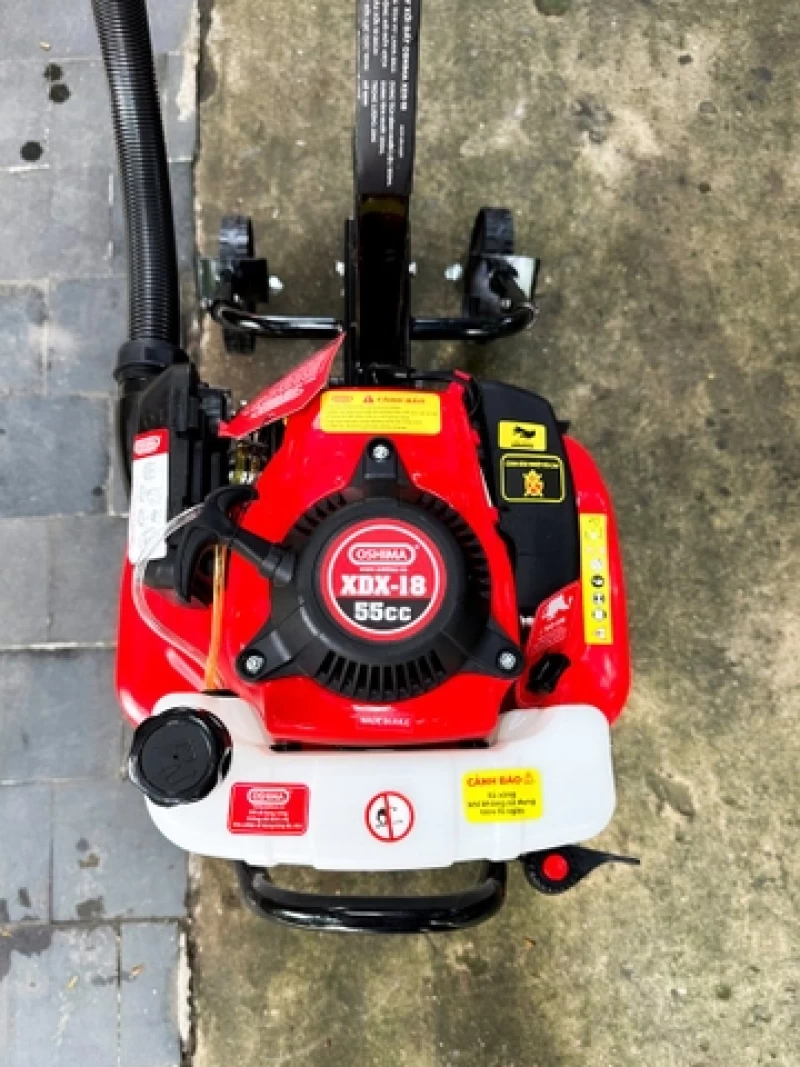 Máy xới đất OSHIMA XDX-18 4.0HP Đỏ - Hình ảnh 4 OSHIMA