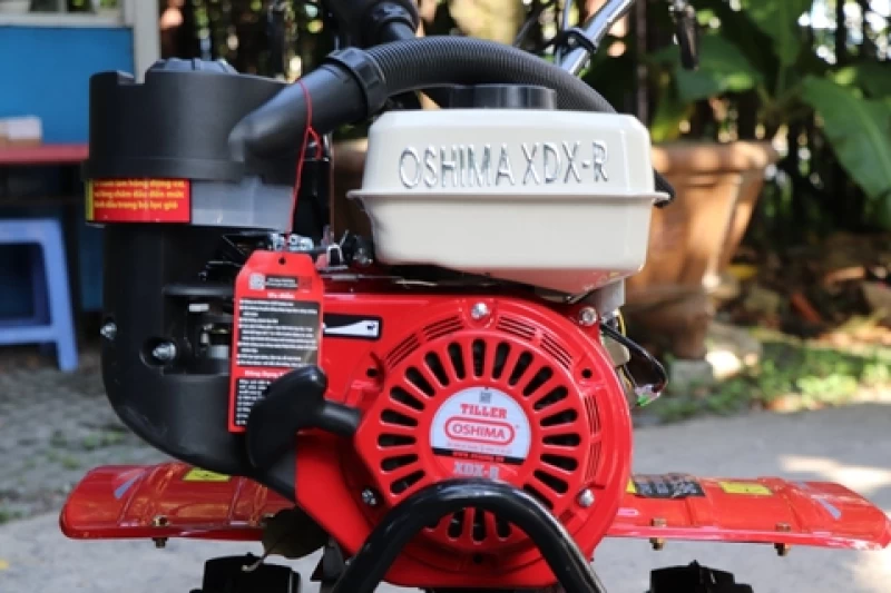 Máy xới đất Oshima XDX-R 7.0HP Đỏ 4 thì - Hình ảnh 12 OSHIMA