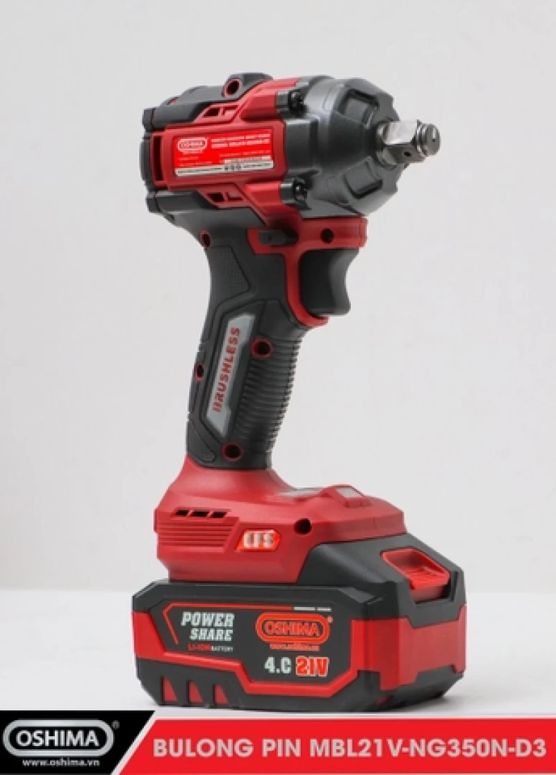 Mở bu lông pin lithium Oshima MBL21V-NG350N-D3 (Thân Máy) - Hình ảnh 2 OSHIMA
