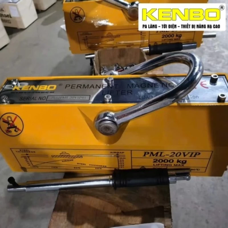 Nam châm nâng tay gạt KENBO PML-10VIP 1000kg - Hình ảnh 2 KENBO