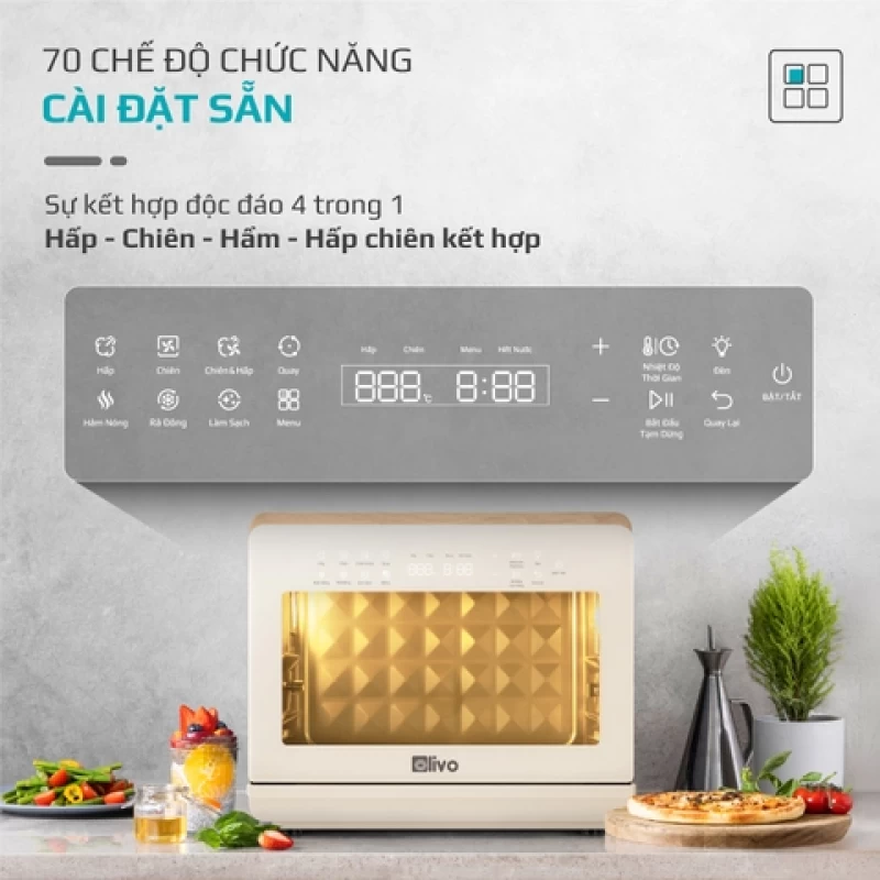 Nồi Chiên Hấp Đa Năng OLIVO SF20 PRO - Hình ảnh 4 OLIVO