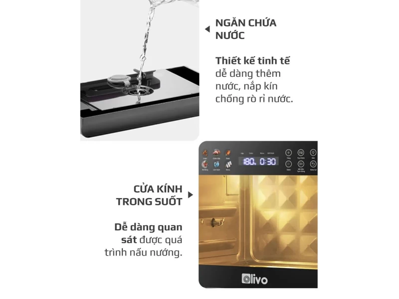 Nồi Chiên Hấp Đa Năng OLIVO SteamFry Xtra - Hình ảnh 29 OLIVO