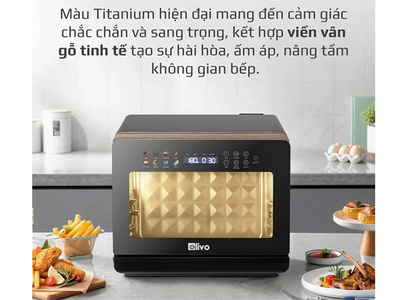 Nồi Chiên Hấp Đa Năng OLIVO SteamFry Xtra - Hình ảnh 11 OLIVO