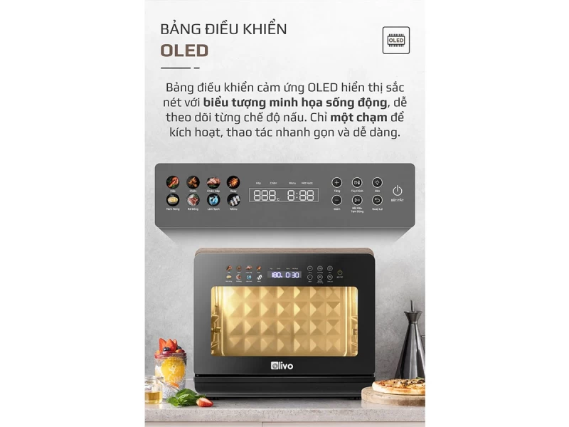 Nồi Chiên Hấp Đa Năng OLIVO SteamFry Xtra - Hình ảnh 14 OLIVO