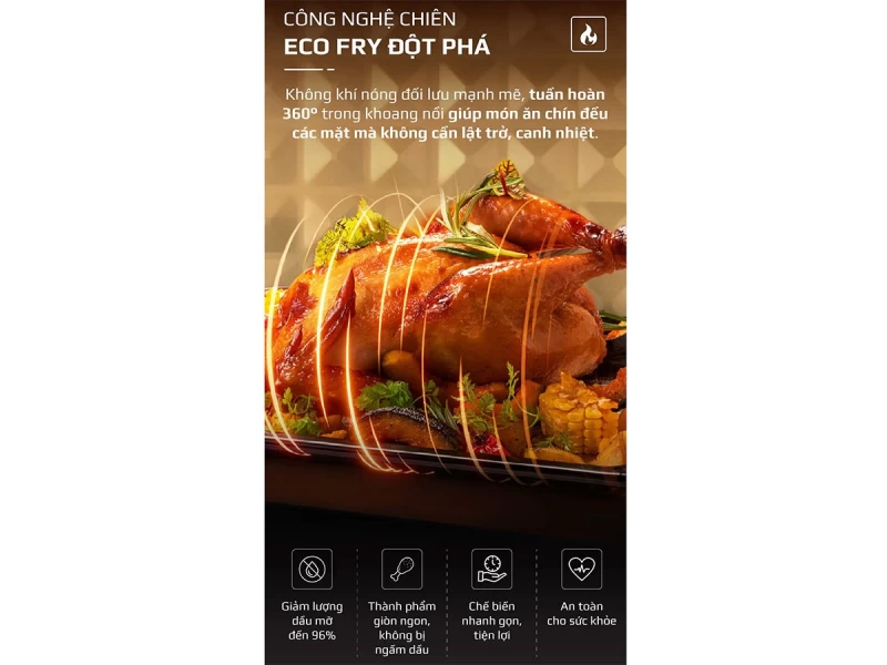 Nồi Chiên Hấp Đa Năng OLIVO SteamFry Xtra - Hình ảnh 6 OLIVO