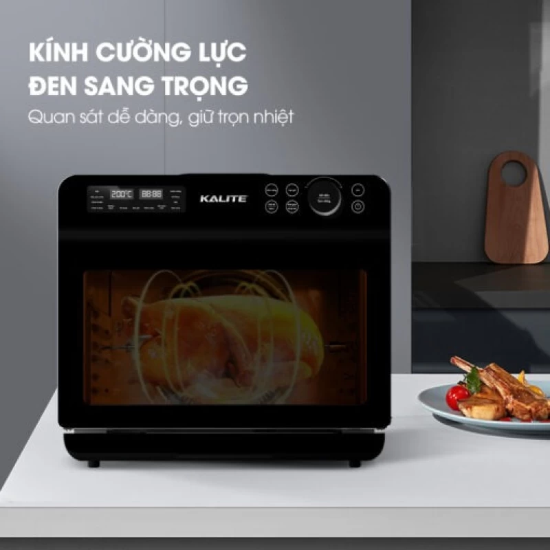 Nồi chiên hơi nước KALITE STEAM FUSION PRO, 4in1 chiên, hấp, nướng, rã đông, 20 lít - Hình ảnh 7 KALITE