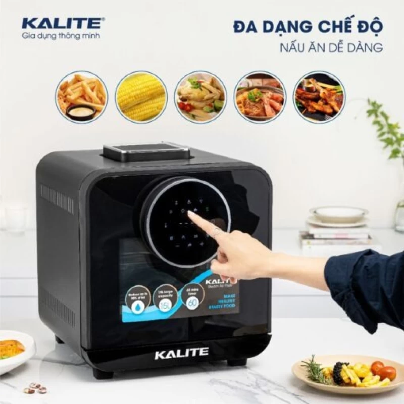 Nồi chiên hơi nước KALITE STEAM STAR 15 lít, đa năng - Hình ảnh 2 KALITE