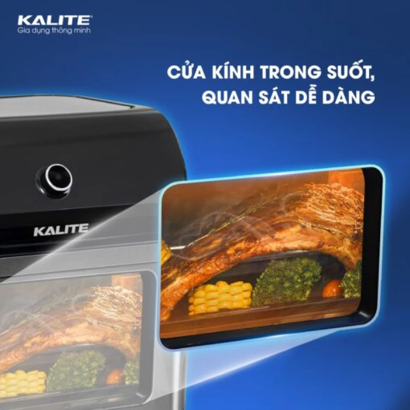 Nồi chiên không dầu KALITE KL-1200 12L giảm 95% chất béo - Hình ảnh 4 KALITE