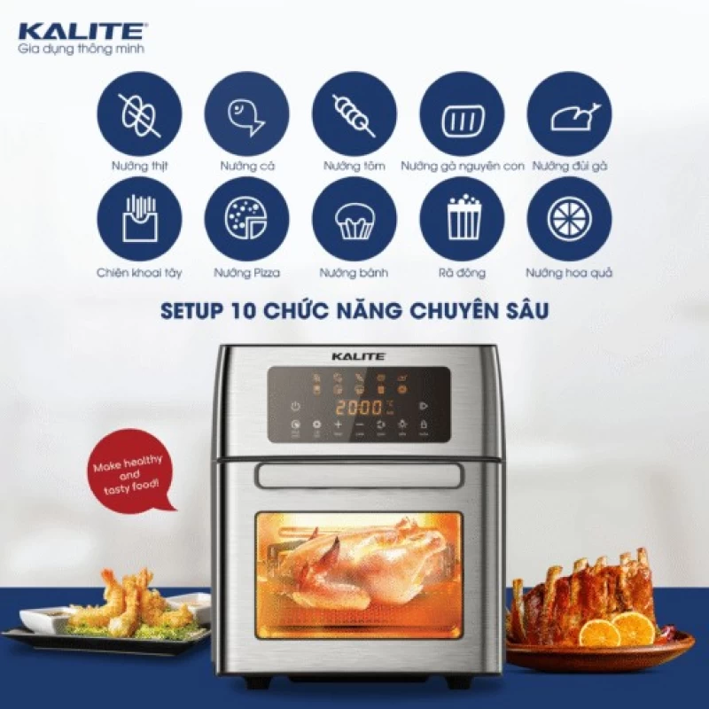 Nồi chiên không dầu KALITE KL-1500 15 lít - Hình ảnh 4 KALITE