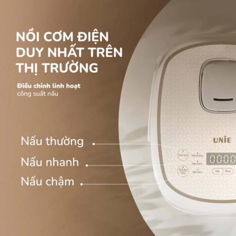 Nồi cơm điện lòng gốm cao cấp UNIE URC818, chống dính tự nhiên, dung tích 1,8L - Hình ảnh 5 UNIE