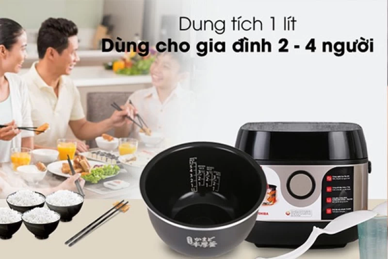 Nồi Cơm Điện Toshiba RC-10IX1PV - Hình ảnh 2 TOSHIBA