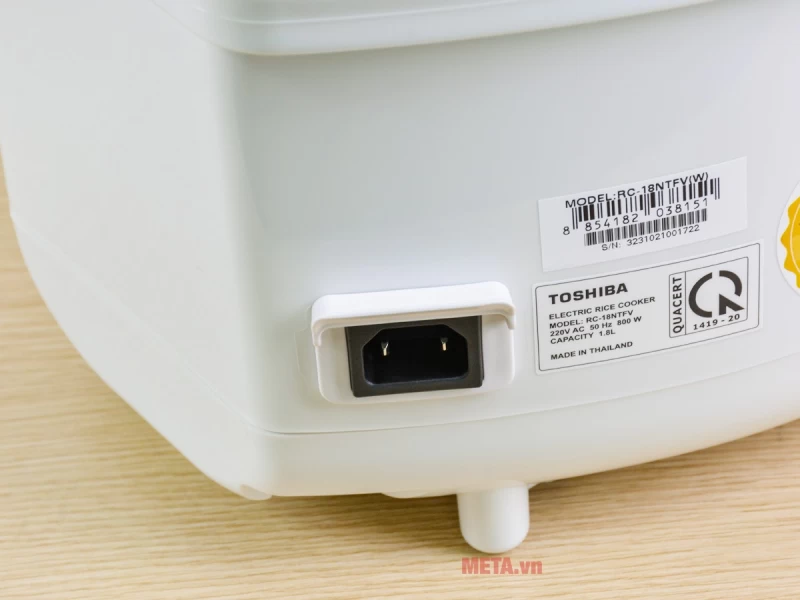 Nồi cơm điện tử Toshiba RC-18NTFV(W) - Hình ảnh 13 TOSHIBA