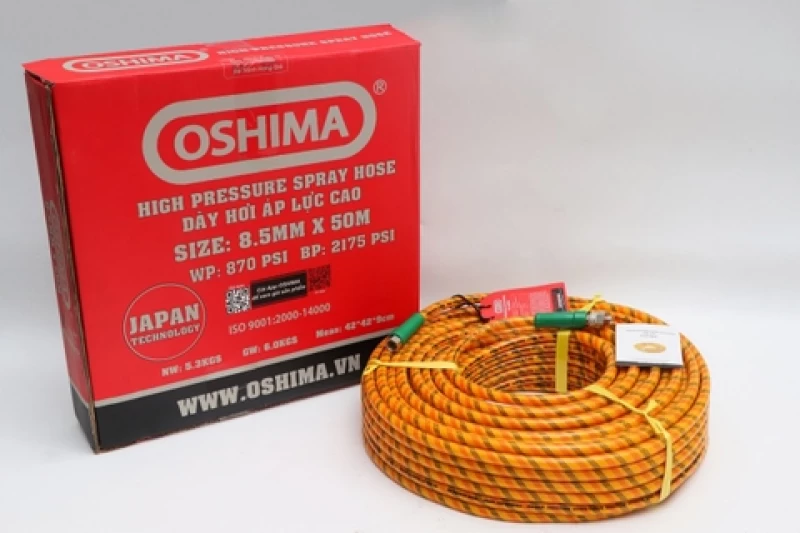 Ống nhựa PVC Oshima 8.5mm x 50m Vàng - Hình ảnh 9 OSHIMA
