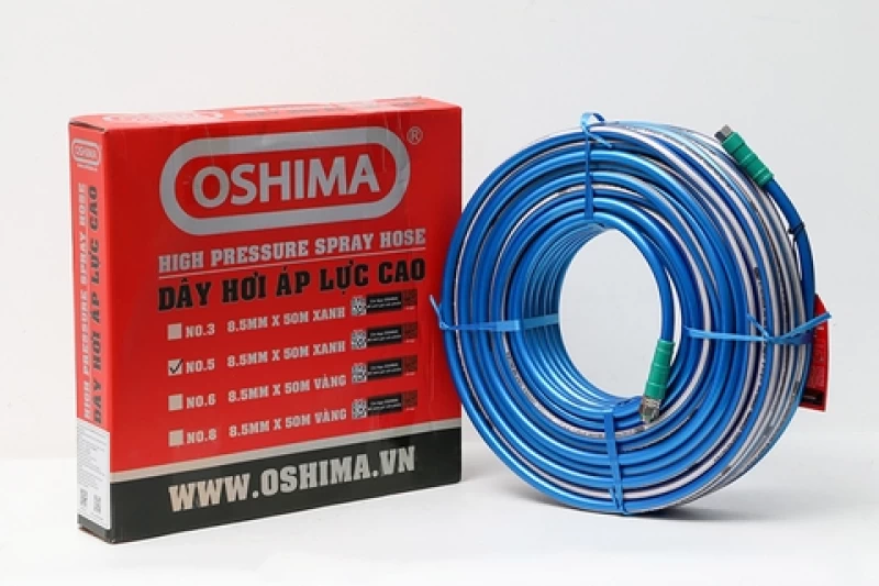 Ống nhựa PVC Oshima No.5 8.5mm x 50m Xanh - Hình ảnh 8 OSHIMA