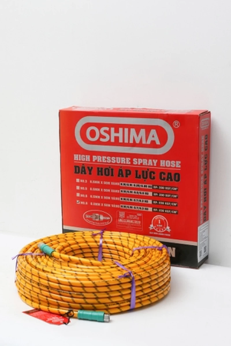 Ống nhựa PVC Oshima No.8 6.5mm x 50m Vàng - Hình ảnh 8 OSHIMA