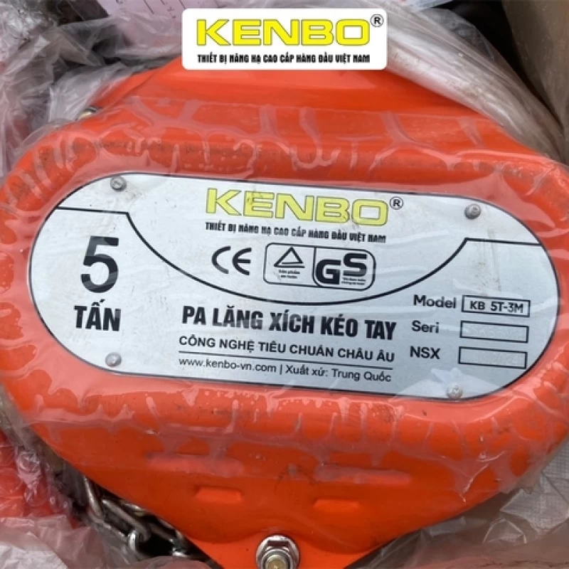 Pa lăng xích kéo tay KENBO KB10T-5M 10 tấn - Hình ảnh 9 KENBO