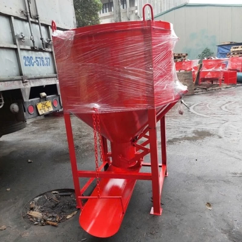 Phễu Đổ Bê Tông 0.9m3 Có Máng - Hình ảnh 2 NTK