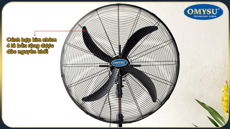 Quạt Công Nghiệp Đứng Omysu OMS-600 - Hình ảnh 7 OMYSU