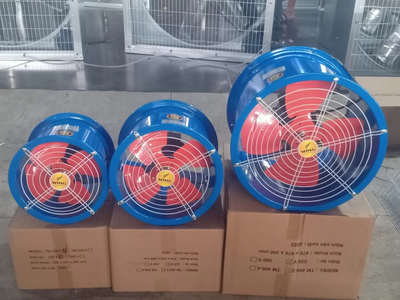 Quạt Thông Gió Công Nghiệp 2200W Wing TM600-4 220V - Hình ảnh 4 WING