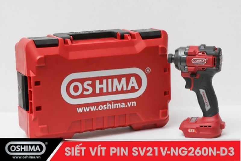 Siết vít pin lithium Oshima SV21V-NG260N-D3 (Thân Máy) - Hình ảnh 20 OSHIMA