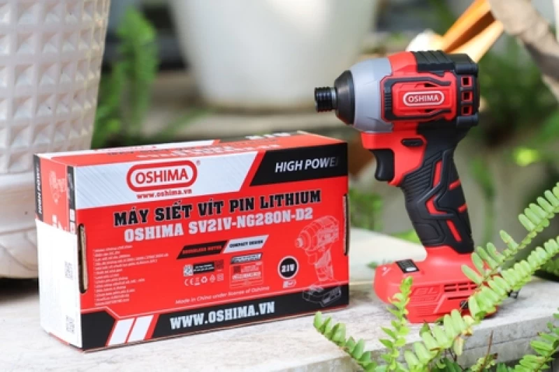 Siết vít pin lithium Oshima SV21V-NG280N-D2 (Thân Máy) - Hình ảnh 5 OSHIMA