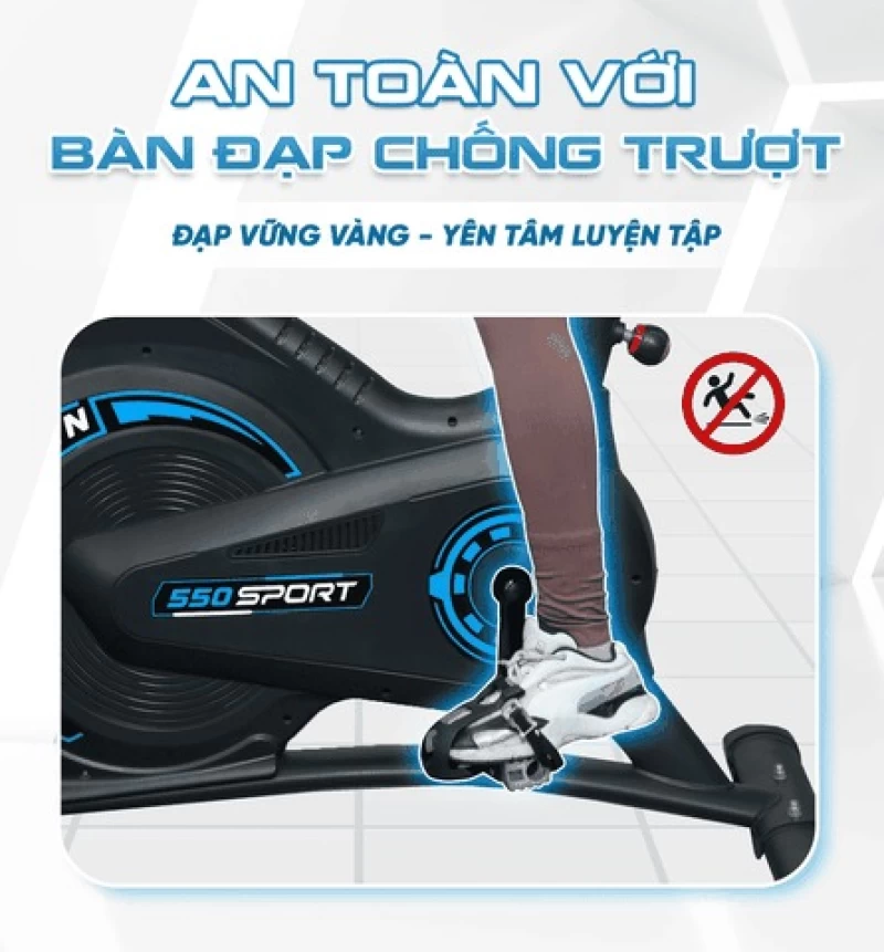 Xe đạp tập thể dục Queen Crown 550 Sport - Hình ảnh 7 QUEEN CROWN