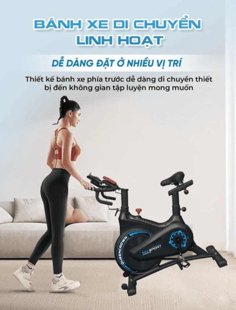 Xe đạp tập thể dục Queen Crown 550 Sport - Hình ảnh 5 QUEEN CROWN