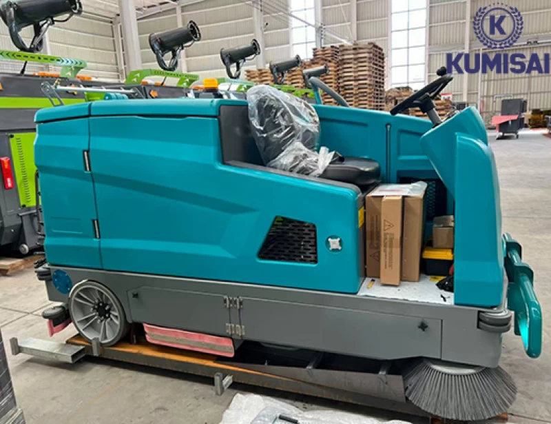 Xe quét rác chà sàn Kumisai KMS 1450XS - Hình ảnh 8 KUMISAI