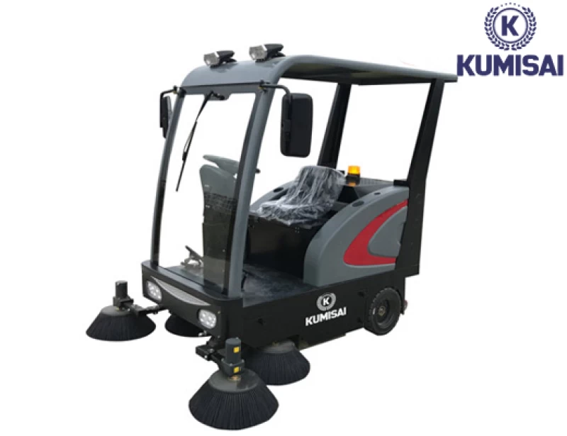 Xe quét rác công nghiệp ngồi lái Kumisai KMS-1800E - Hình ảnh 5 KUMISAI