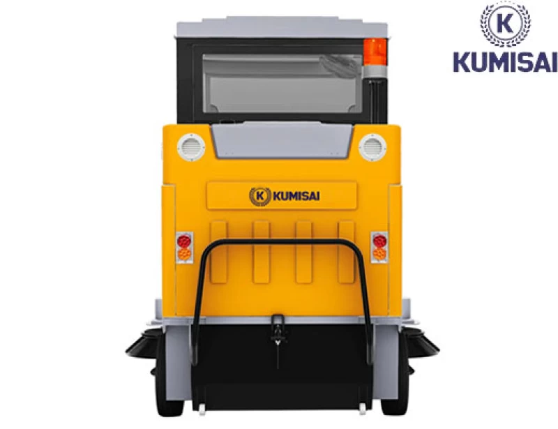 Xe quét rác công nghiệp ngồi lái Kumisai KMS 1900A - Hình ảnh 3 KUMISAI