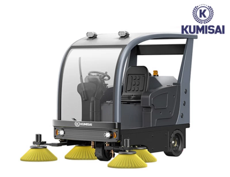 Xe quét rác ngồi lái Kumisai KMS-S9 - Hình ảnh 4 KUMISAI
