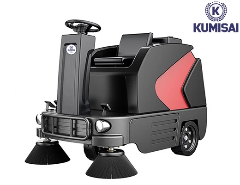 Xe quét rác nhà xưởng ngồi lái Kumisai KMS-S6 - Hình ảnh 1 KUMISAI