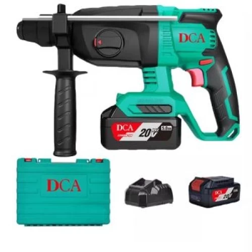 Máy Khoan Bê Tông Dùng Pin DCA ADZC04-24 (TYPE EM) BLDC - Thân Máy, 2 Pin 20V 4ah, Sạc, Hộp Nhựa - DCA - Giá 3,300,000₫ - Chính hãng tại Điện máy HTC