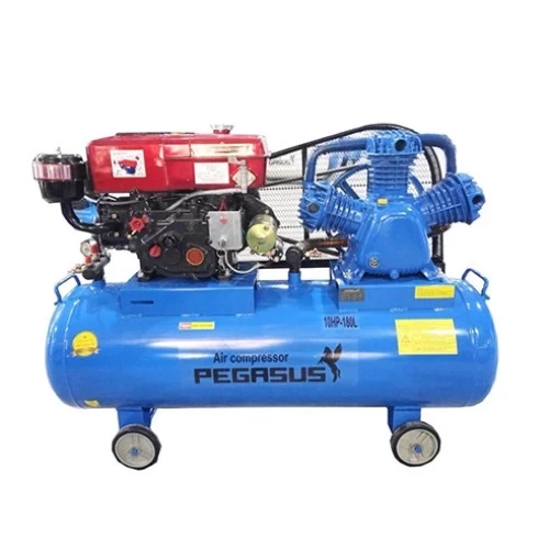 Máy Nén Khí Đầu Nổ Chạy Dầu Diesel Pegasus 10Hp 330L TM-V-1.05/12.5-330L - PEGASUS - Giá 24,350,000₫ - Chính hãng tại Điện máy HTC