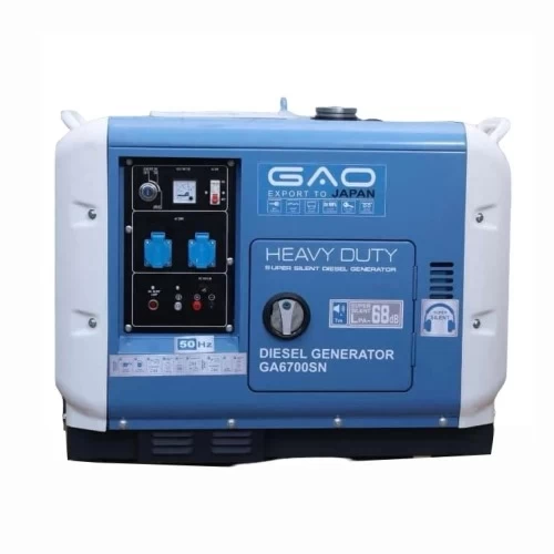 Máy Phát Điện Chạy Dầu 5Kw GAO GA6700SN Siêu Cách Âm - GAO - Giá 17,600,000₫ - Chính hãng tại Điện máy HTC
