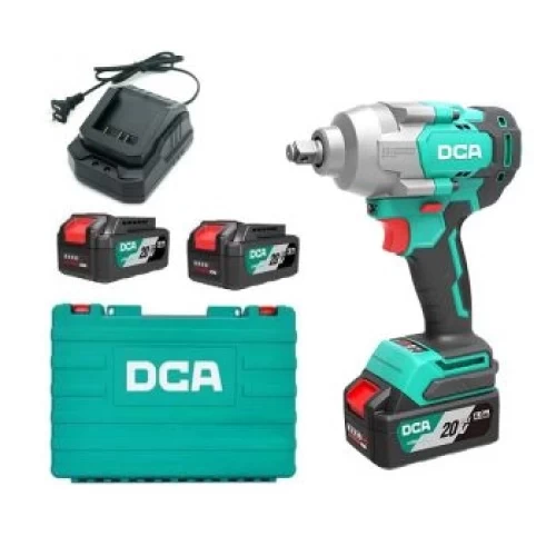 Máy Siết Bu Lông Dùng Pin DCA ADPB698 (TYPE FK) BLDC - Thân Máy, 2 Pin 20V 5ah, Sạc, Hộp Nhựa - DCA - Giá 4,000,000₫ - Chính hãng tại Điện máy HTC